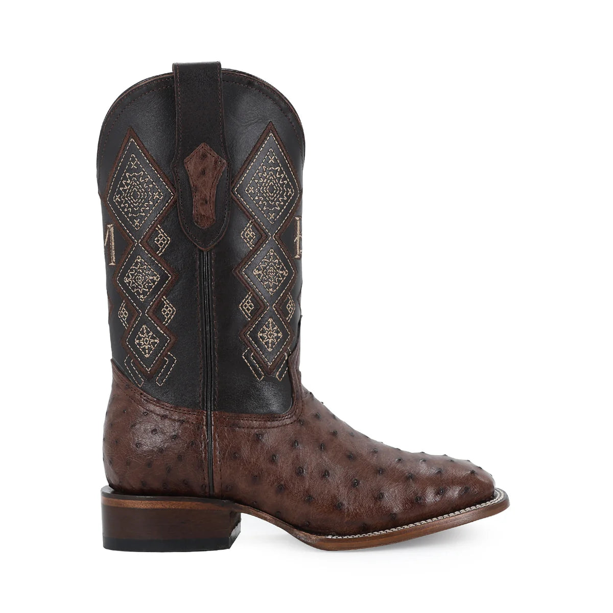 BOTA VAQUERA BULLDOG AVESTRUZ CAFE