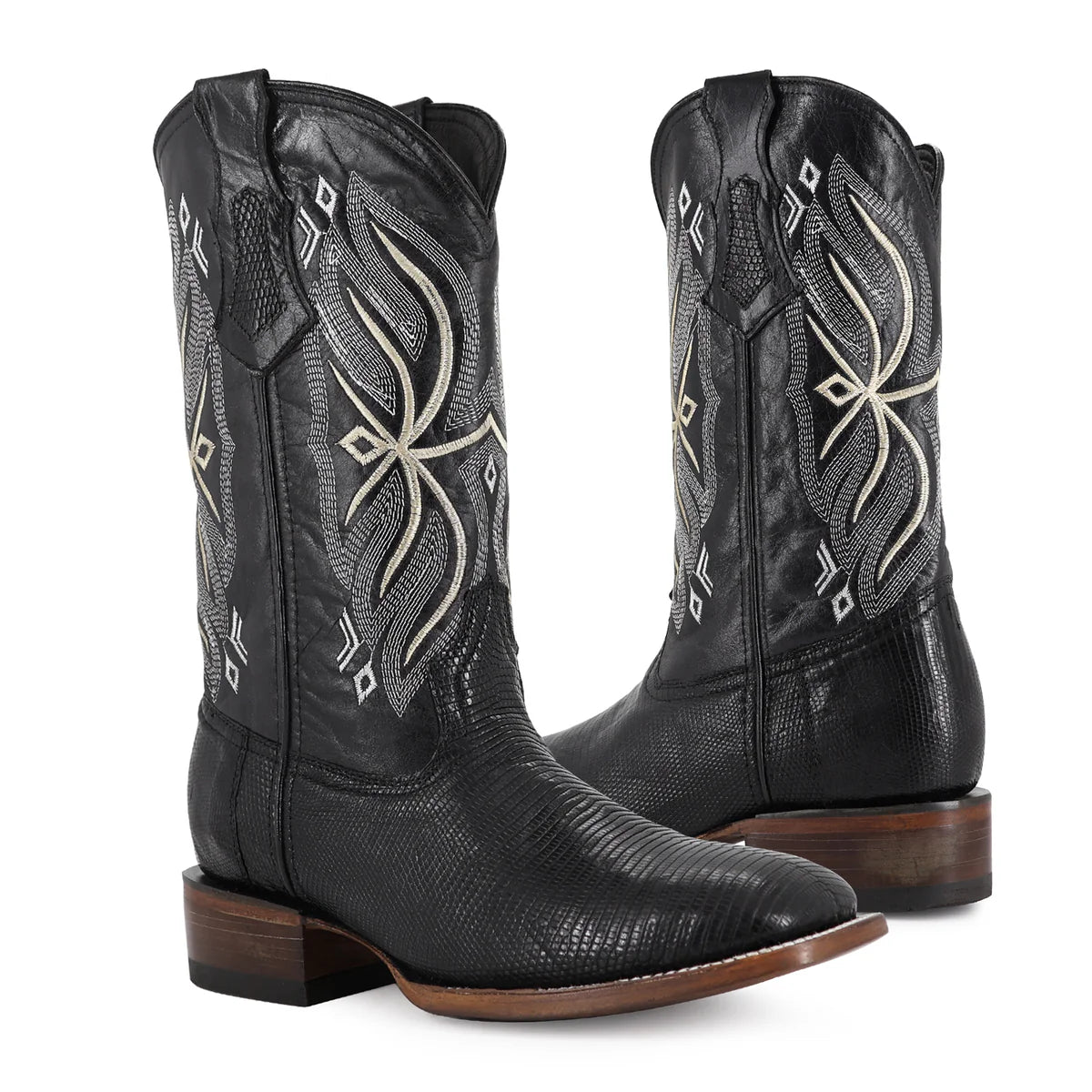 BOTA VAQUERA BULLDOG LIZZAR NEGRO