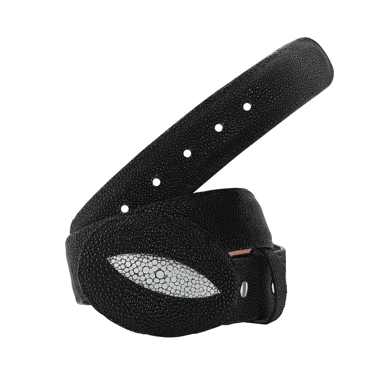 CINTURON HEBILLA VAQ PARA HOMBRE EN PIEL DE MANTARRAYA