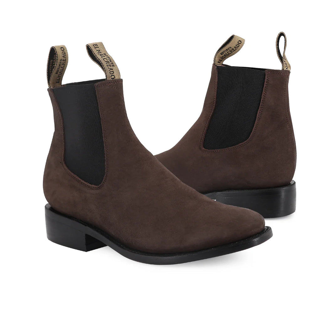 BOTÍN CHELSEA CHOCO NOBUCK