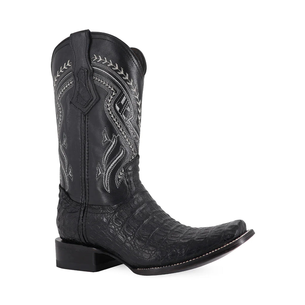 BOTA VAQUERA DUBAI COCODRILO LOMO NEGRO