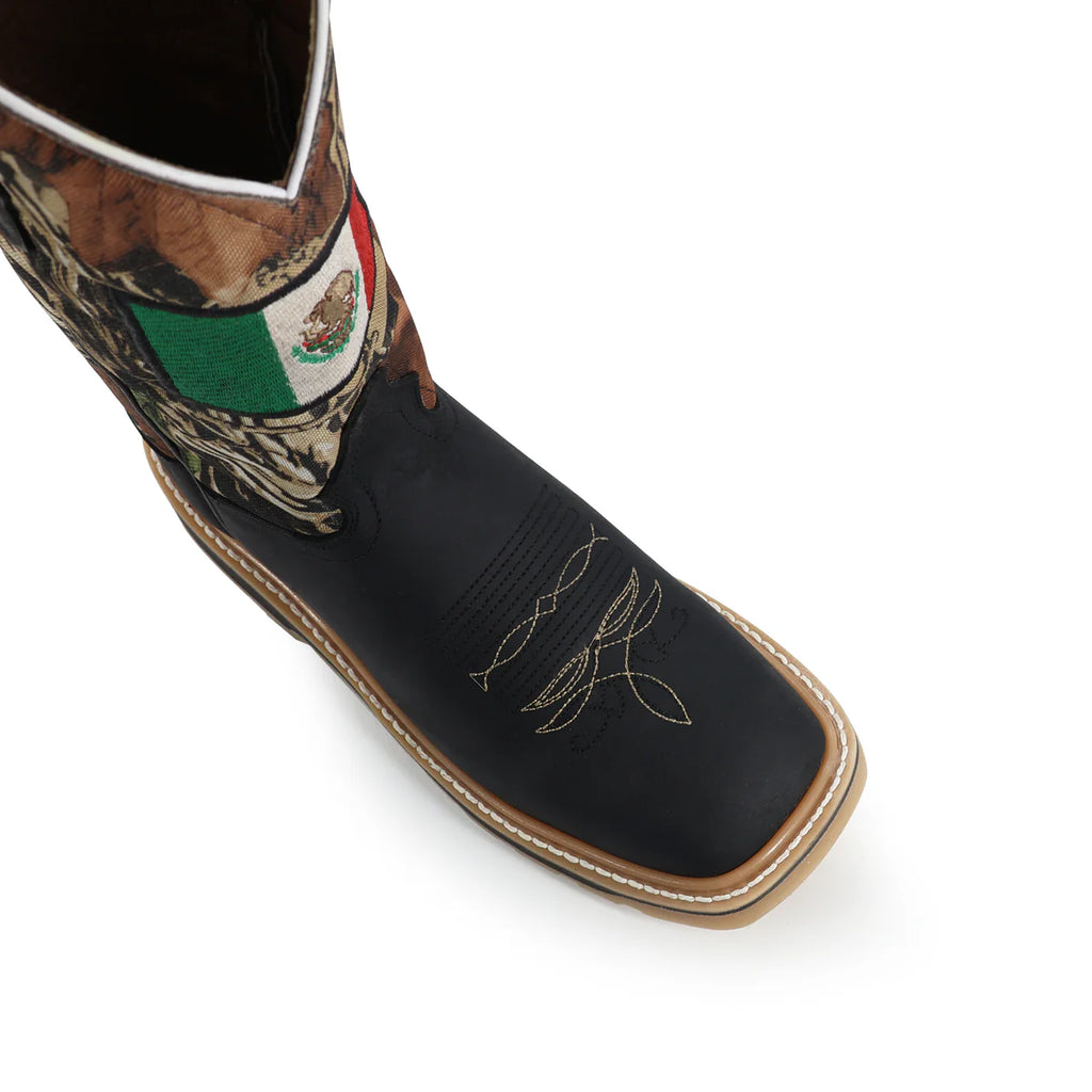 BOTA DE TRABAJO BOXER BAND NEGRO