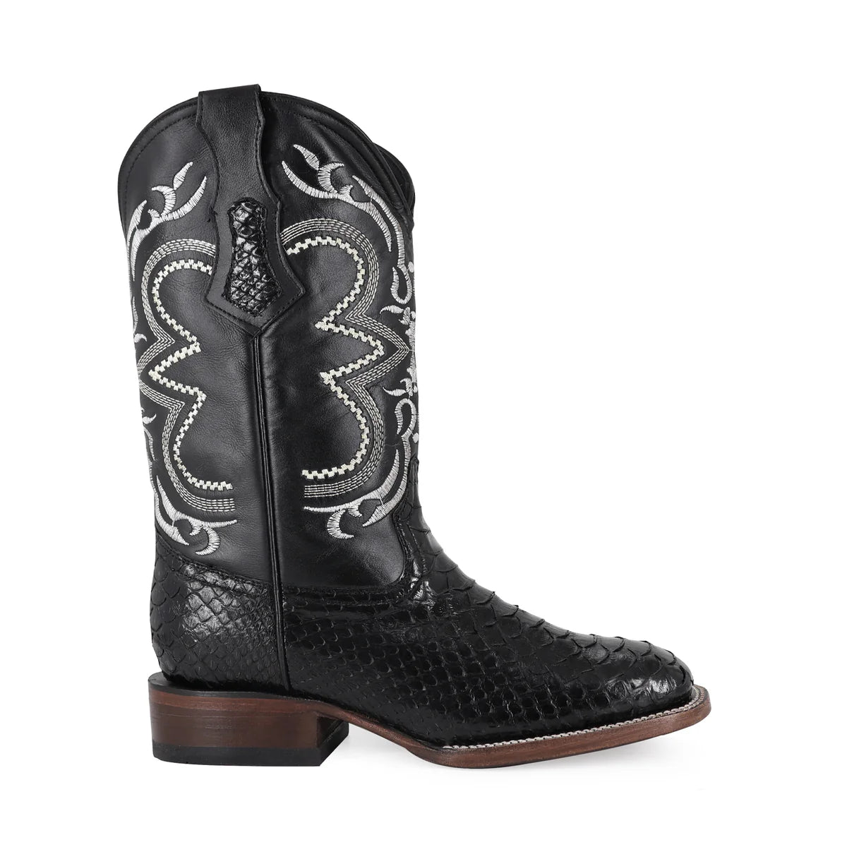 BOTA VAQUERA BULLDOG PITÓN NEGRO