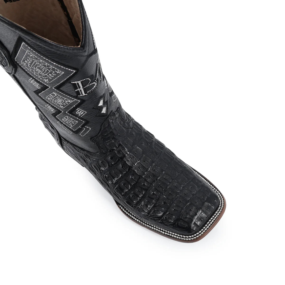 BOTA VAQUERA BULLDOG COCO LOMO COLOR NEGRO