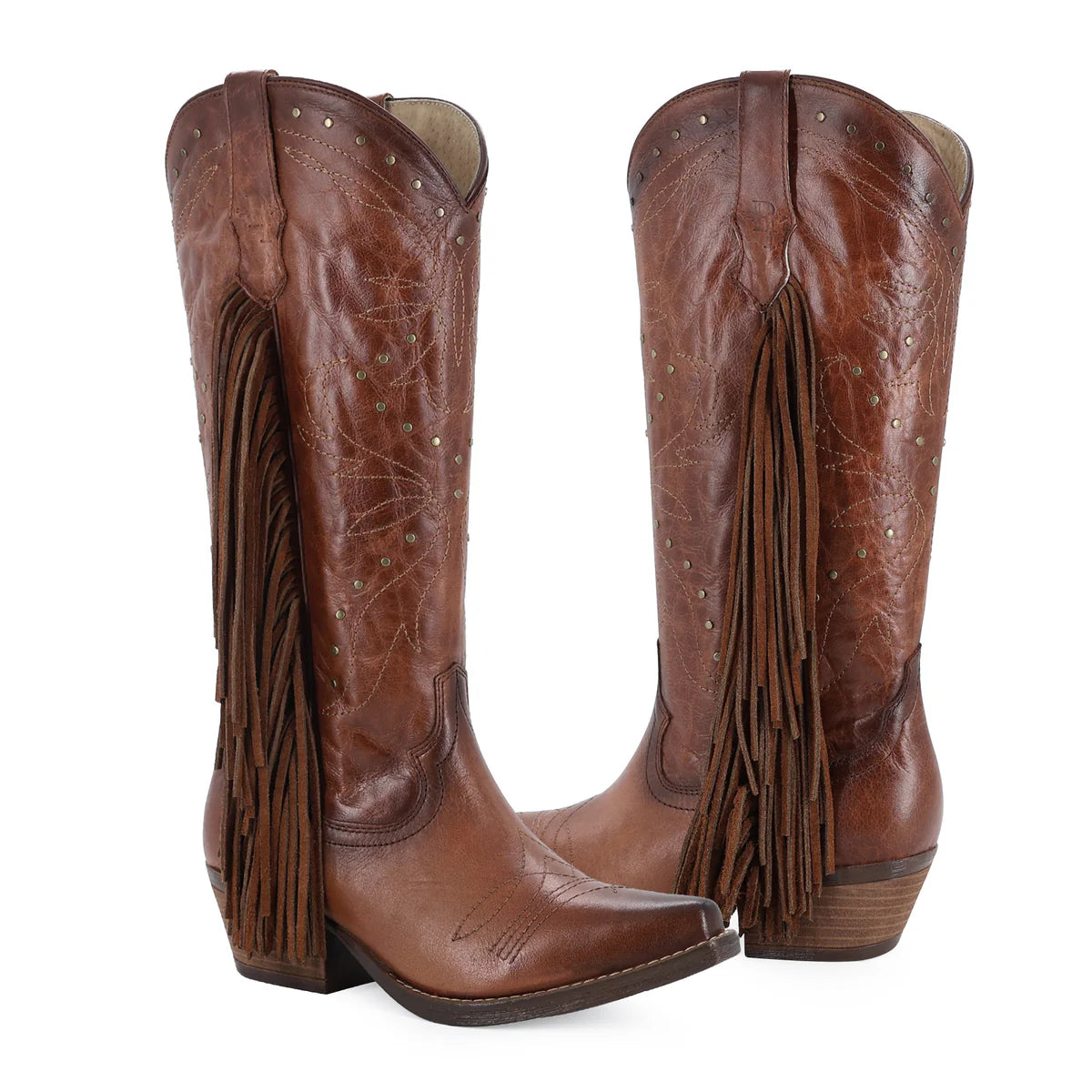 BOTA VAQUERA PARA DAMA DE PIEL MODELO FANCY