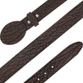 CINTURON VAQUERO PARA HOMBRE EN PIEL DE CUELLO DE TORO
