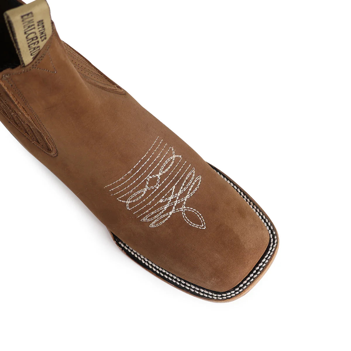 BOTÍN BULLDOG NOBUCK CON RINGLE TOPO