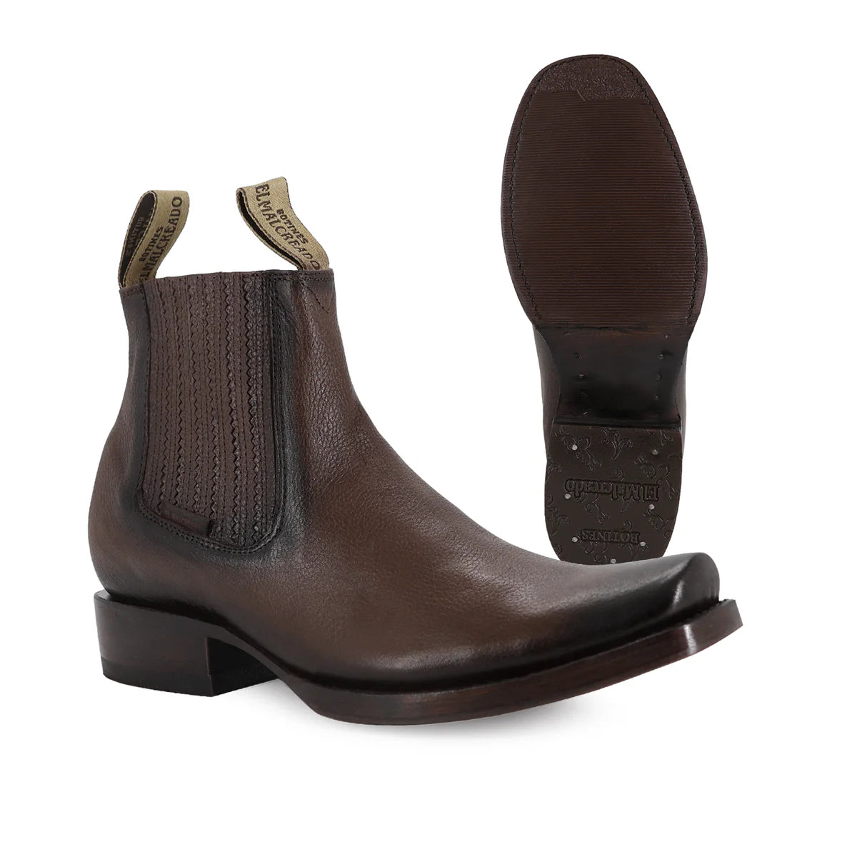 BOTÍN DUBAI FLOTER CHOCO SUELA MEDIA VIDA