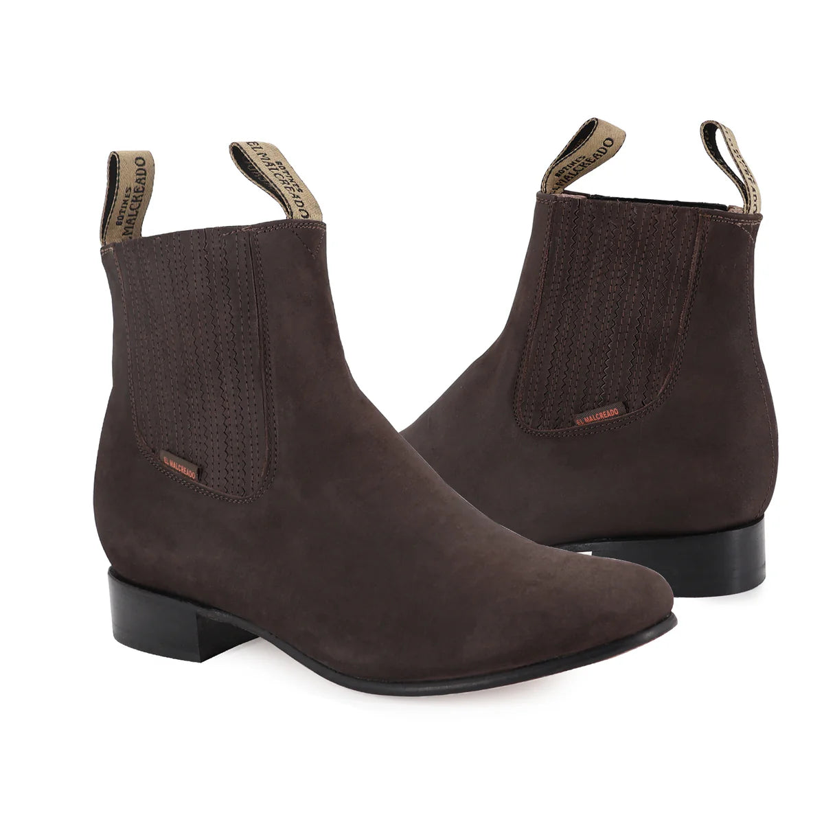 BOTÍN CHARRO CHOCO NOBUCK