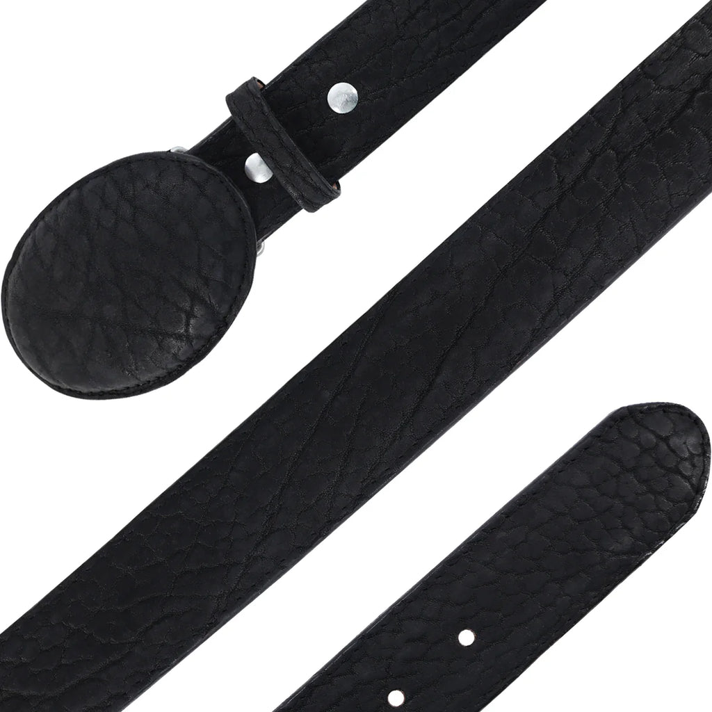 CINTURON VAQUERO PARA HOMBRE EN PIEL DE CUELLO DE TORO