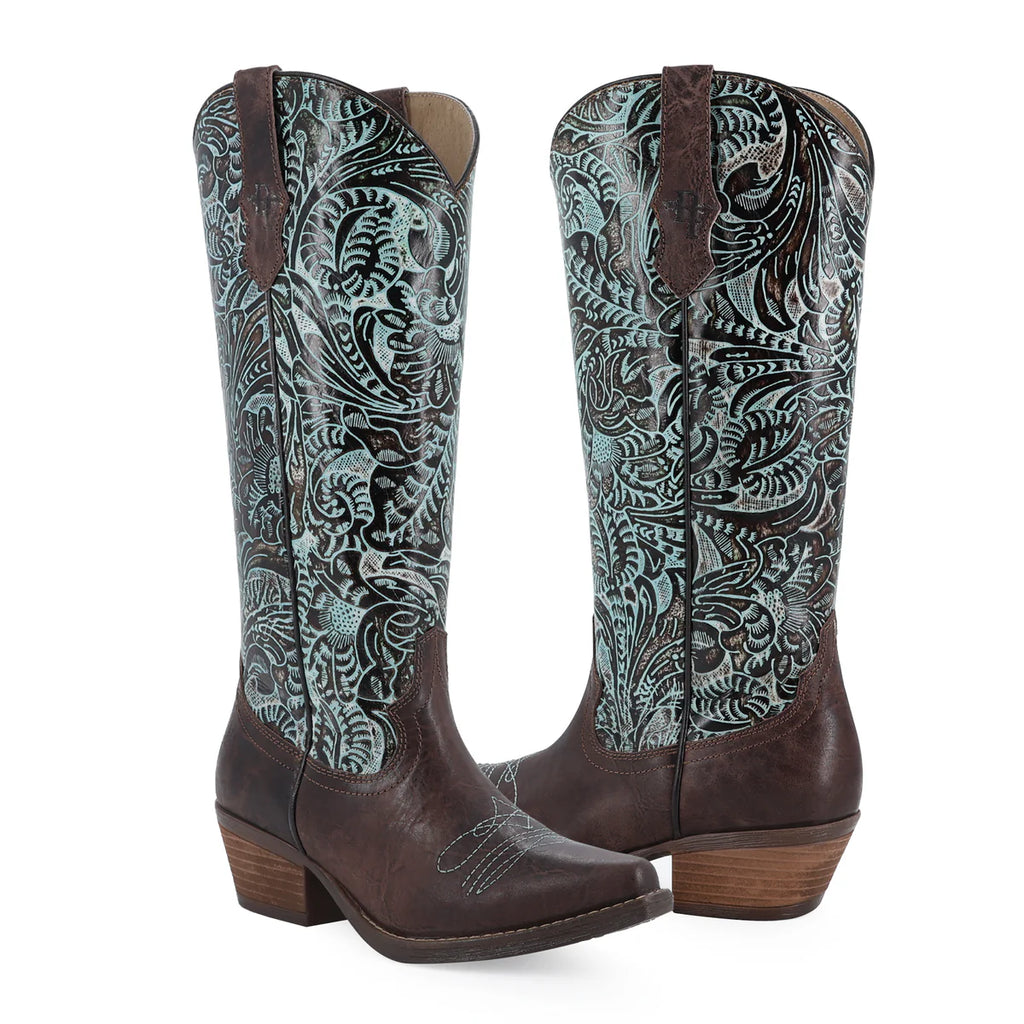 BOTA VAQUERA PARA DAMA DE PIEL MODELO PARTY