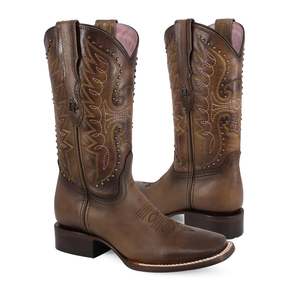 BOTA VAQUERA PARA DAMA DE PIEL MODELO LIBERTY