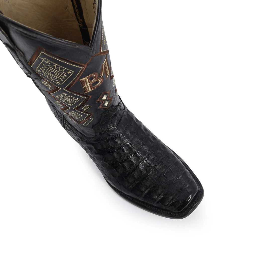 BOTA VAQUERA DUBAI COCO PANZA NEGRO