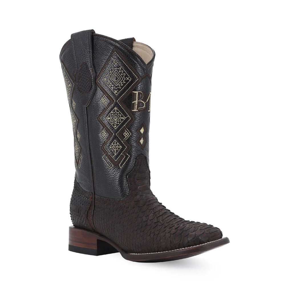 BOTA VAQUERA BULLDOG PITÓN NOBUCK CAFE