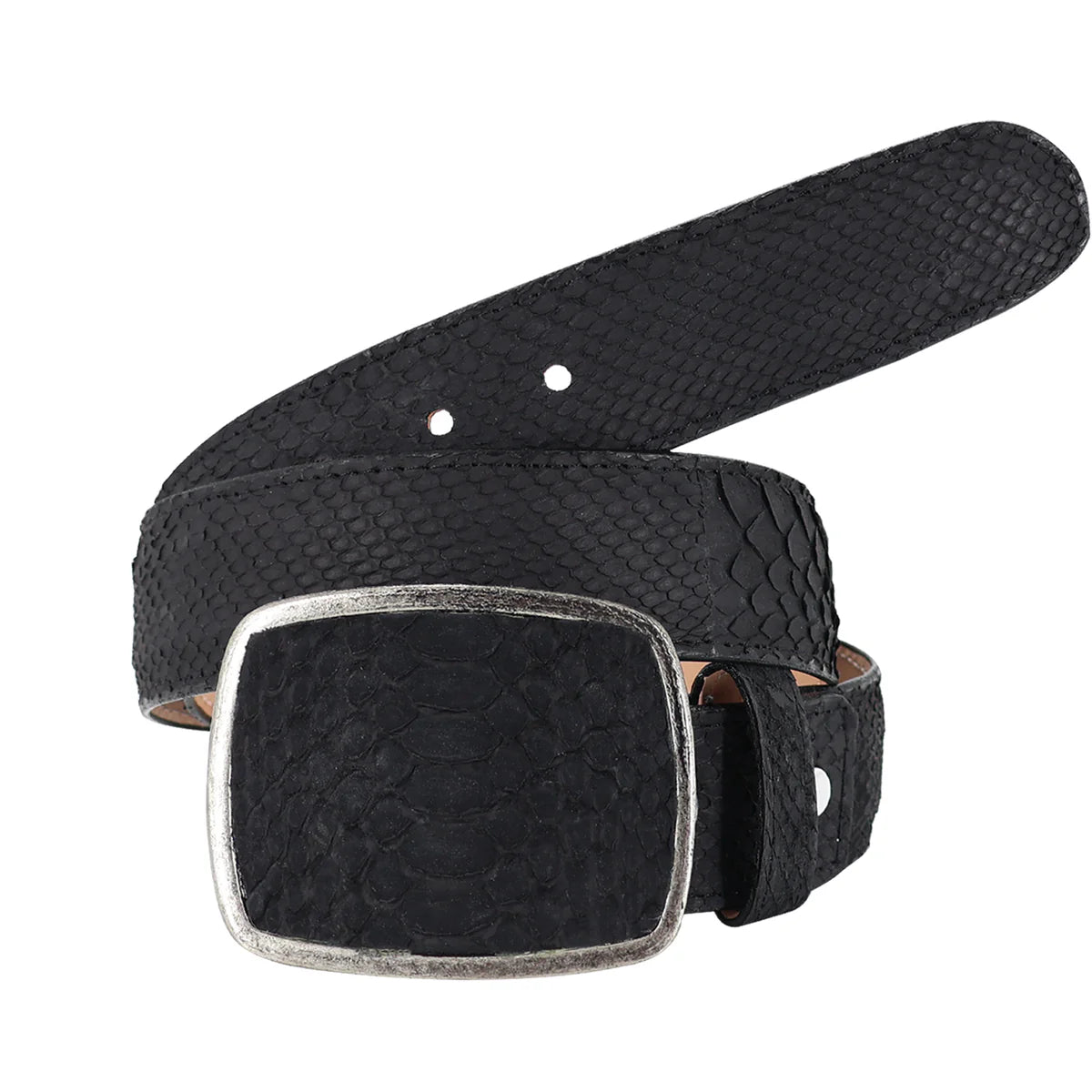 CINTURON HC PARA HOMBRE EN PIEL DE PITON NOBUCK