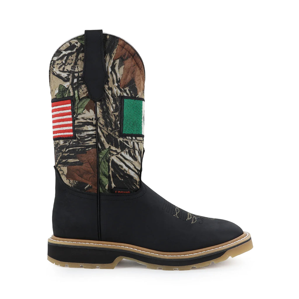 BOTA DE TRABAJO BOXER BAND NEGRO