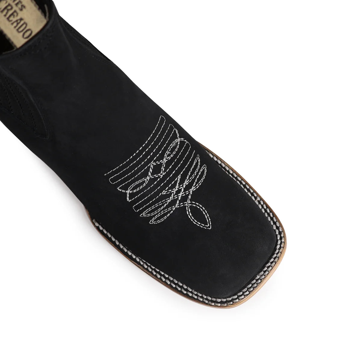 BOTÍN BULLDOG NOBUCK CON RINGLE NEGRO