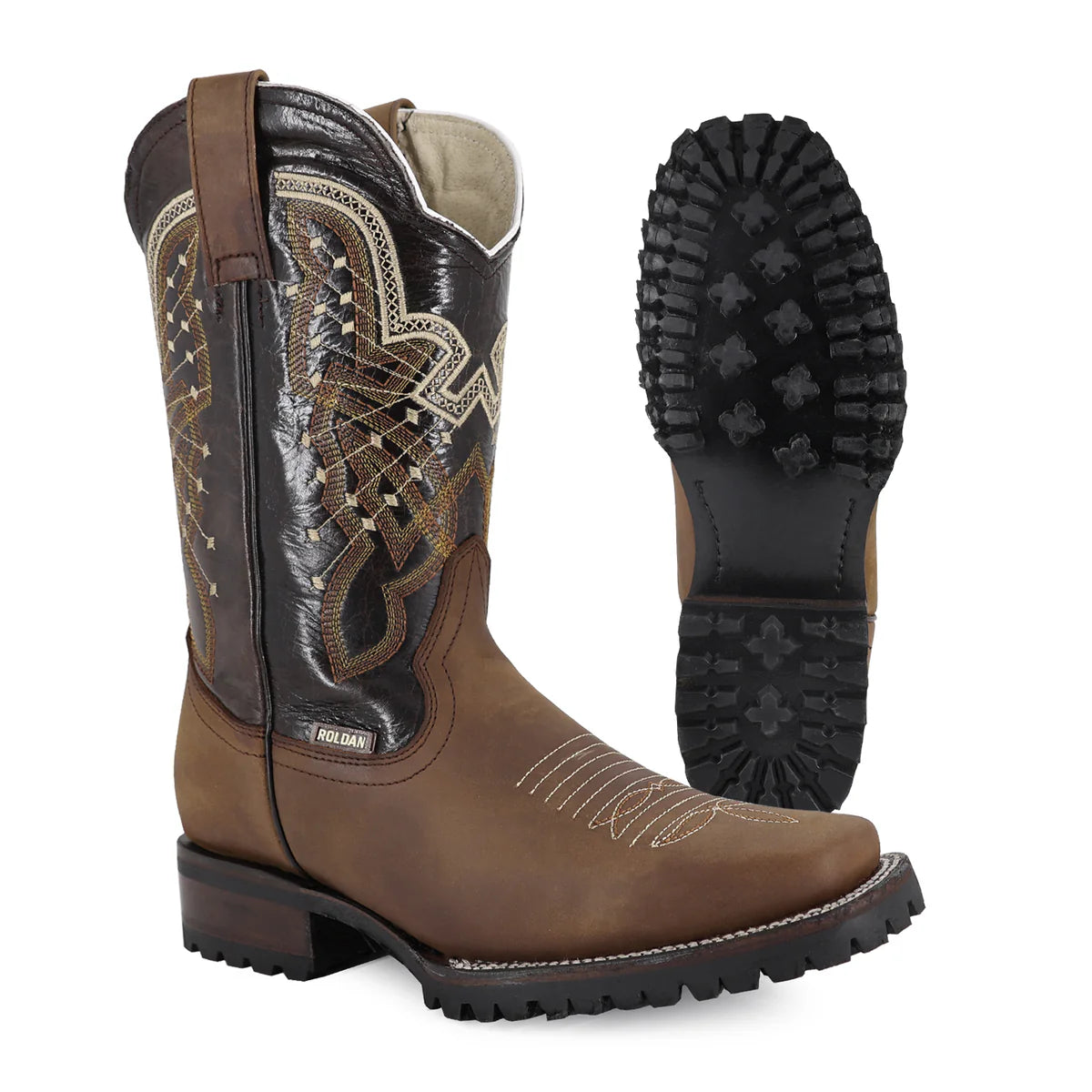 BOTA VAQUERA RODEO CRAZY SUELA TRUCK MIEL