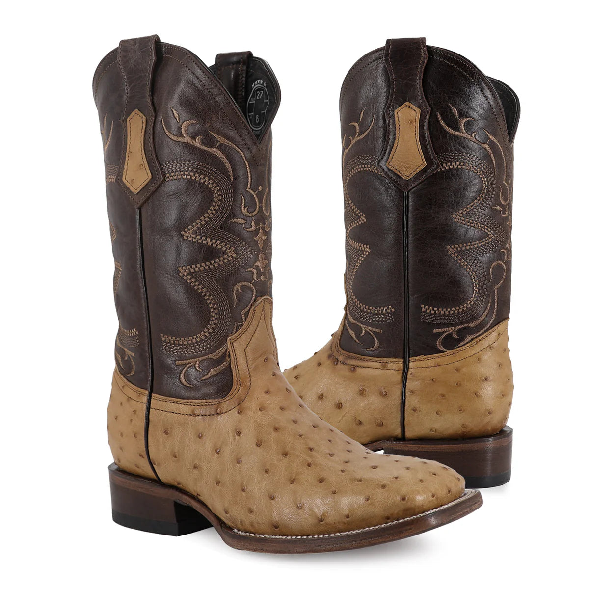 BOTA VAQUERA BULLDOG AVESTRUZ PAJA